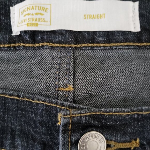 Levi Strauss Signature Men's Jeans Size 44 Gold Premium Flex Straight Leg NWT - Picture 6 of 6